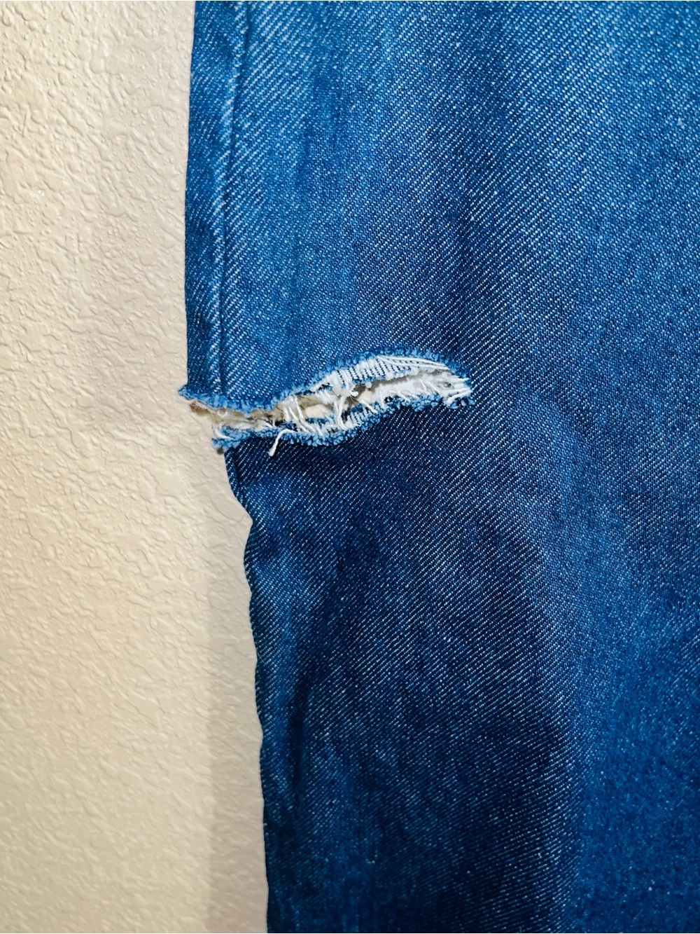 Zara Dark Blue Wide Leg Flare Jeans - Picture 3 of 10
